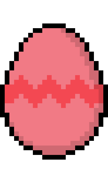 Easter Egg dyed in red