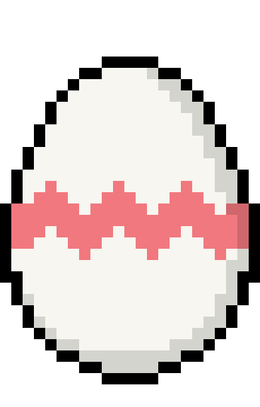 Easter Egg with stripe